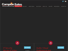 Tablet Screenshot of campionsales.com